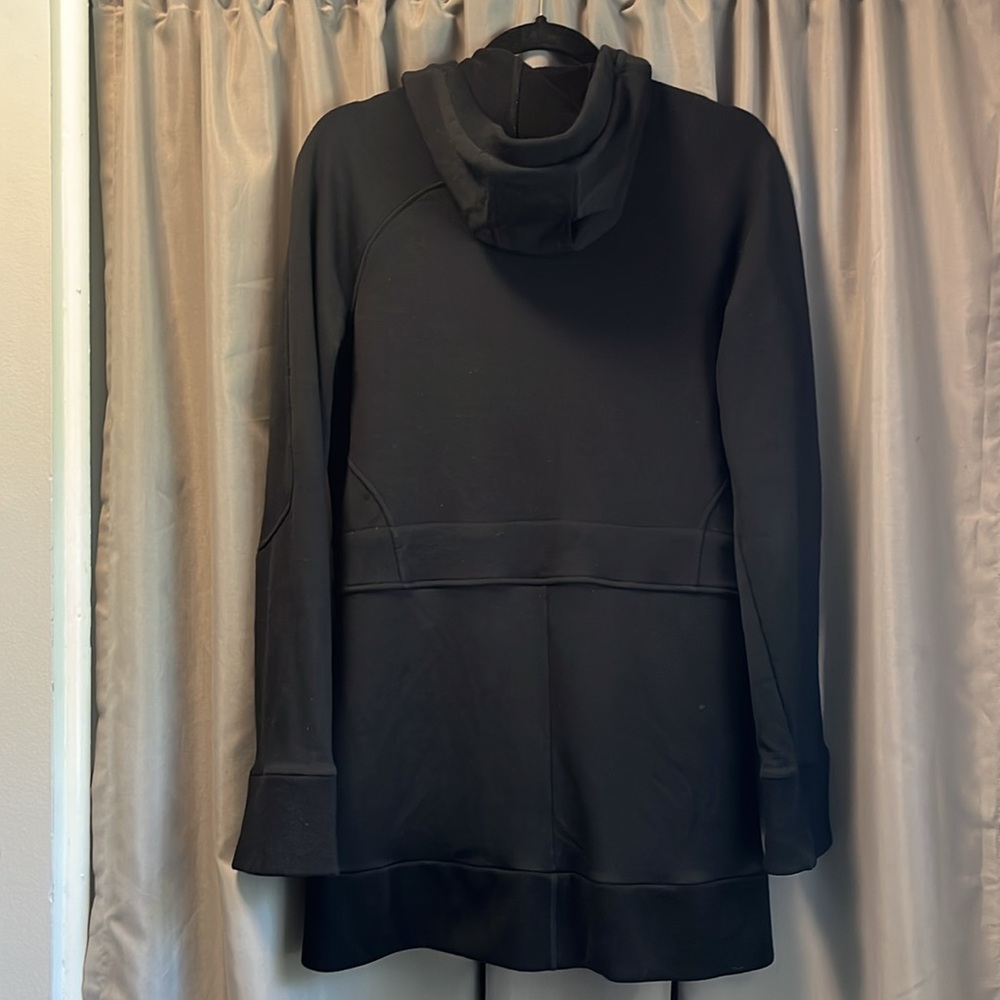Icebreaker stretchy merino wool Full-Zip spring/fall long jacket/coat